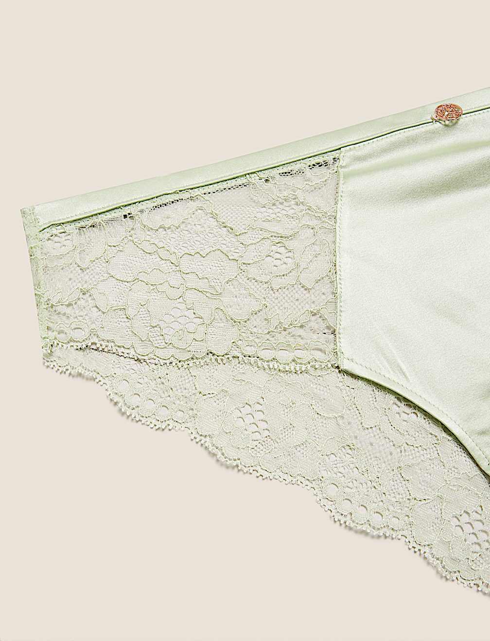 Silk & Lace Brazilian Knickers