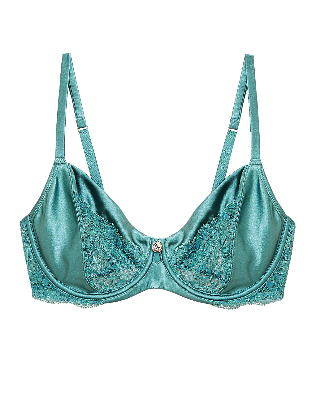 Silk Blend & Lace Non Padded Balcony Bra