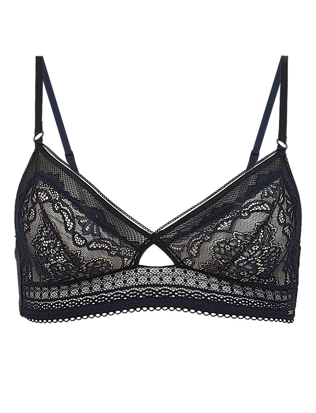 Mia Lace Non-Wired Plunge Bra
