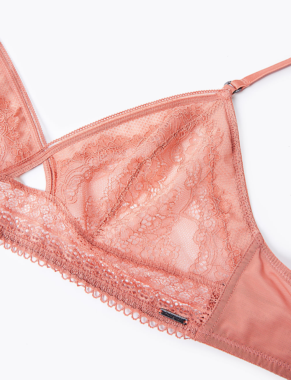 Mia Lace Non-Wired Plunge Bra