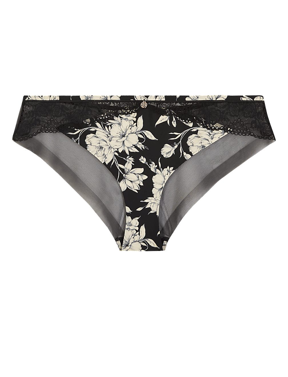 Smoothing Floral No VPL Brazilian Knickers
