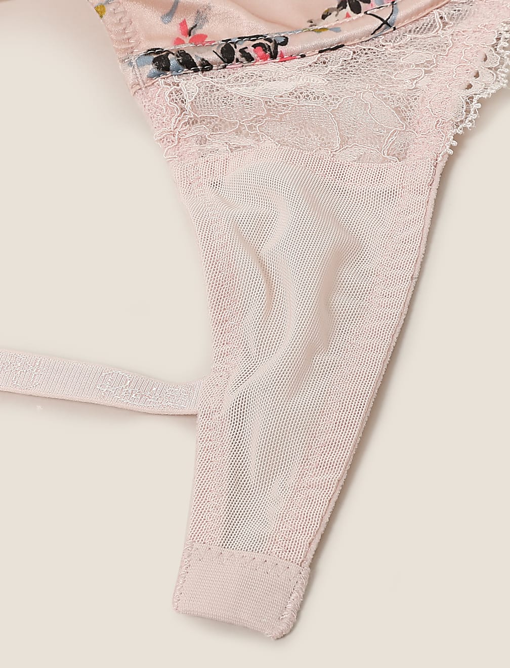 Silk & Lace Non Padded Plunge Bra