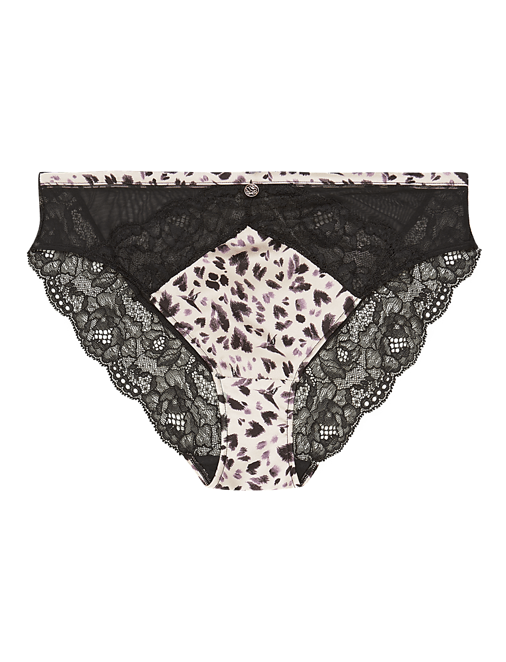 Silk & Lace High Leg Knickers