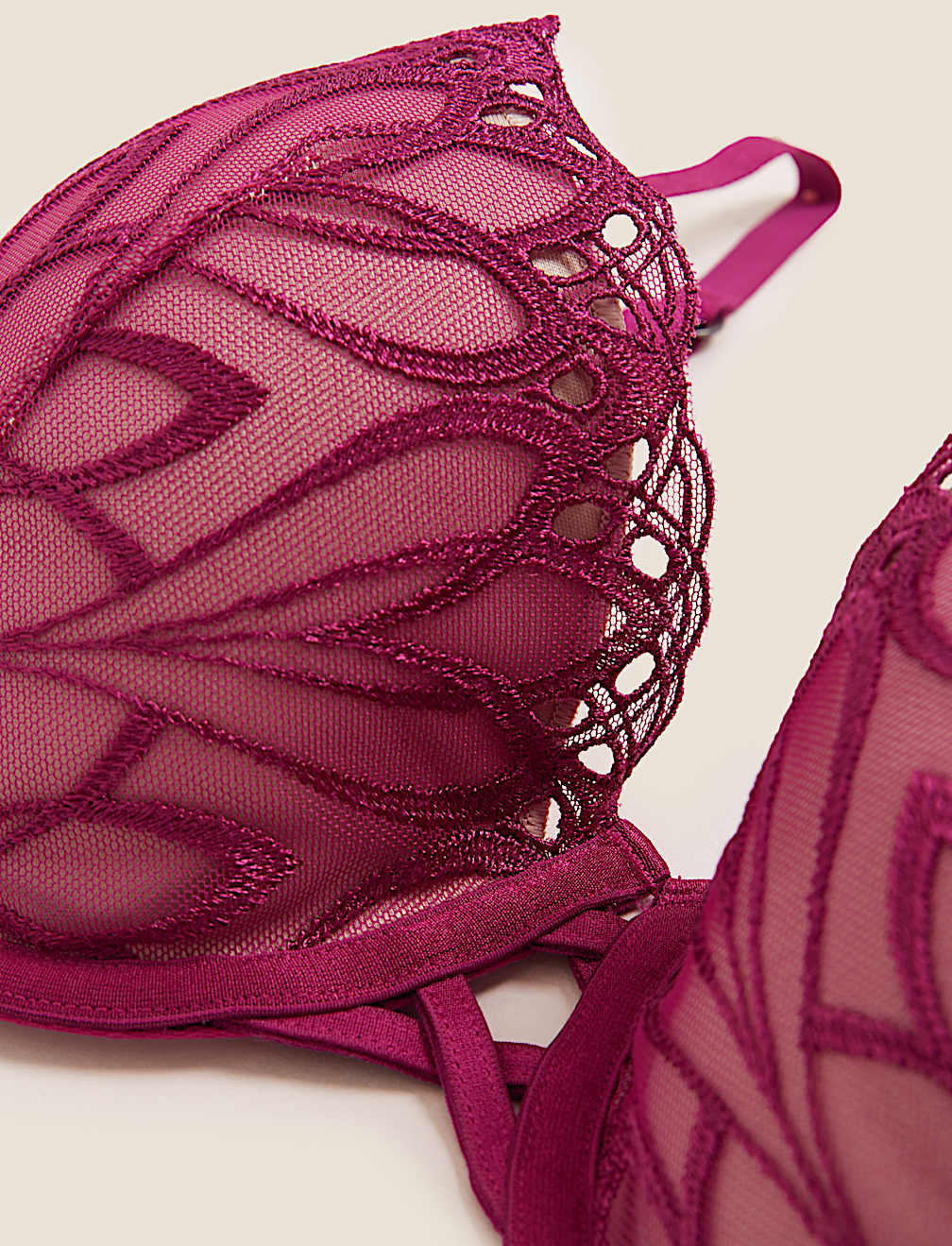 Nouveau Embroidered Padded Balcony Bra