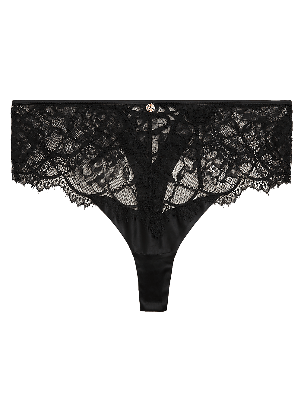 Polyamide Mix Lace Skinny Fit Thong