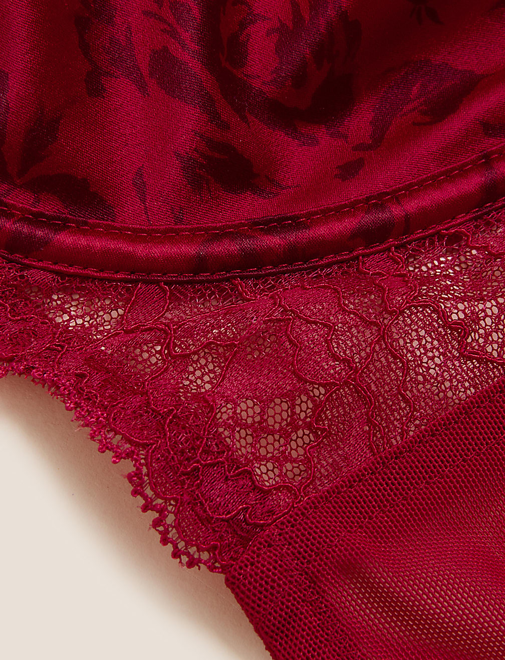 Silk Print Wired Full Cup Bra A-E