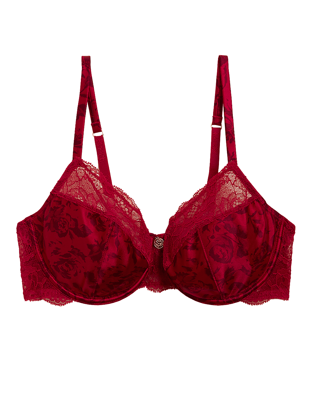 Silk Print Wired Full Cup Bra A-E