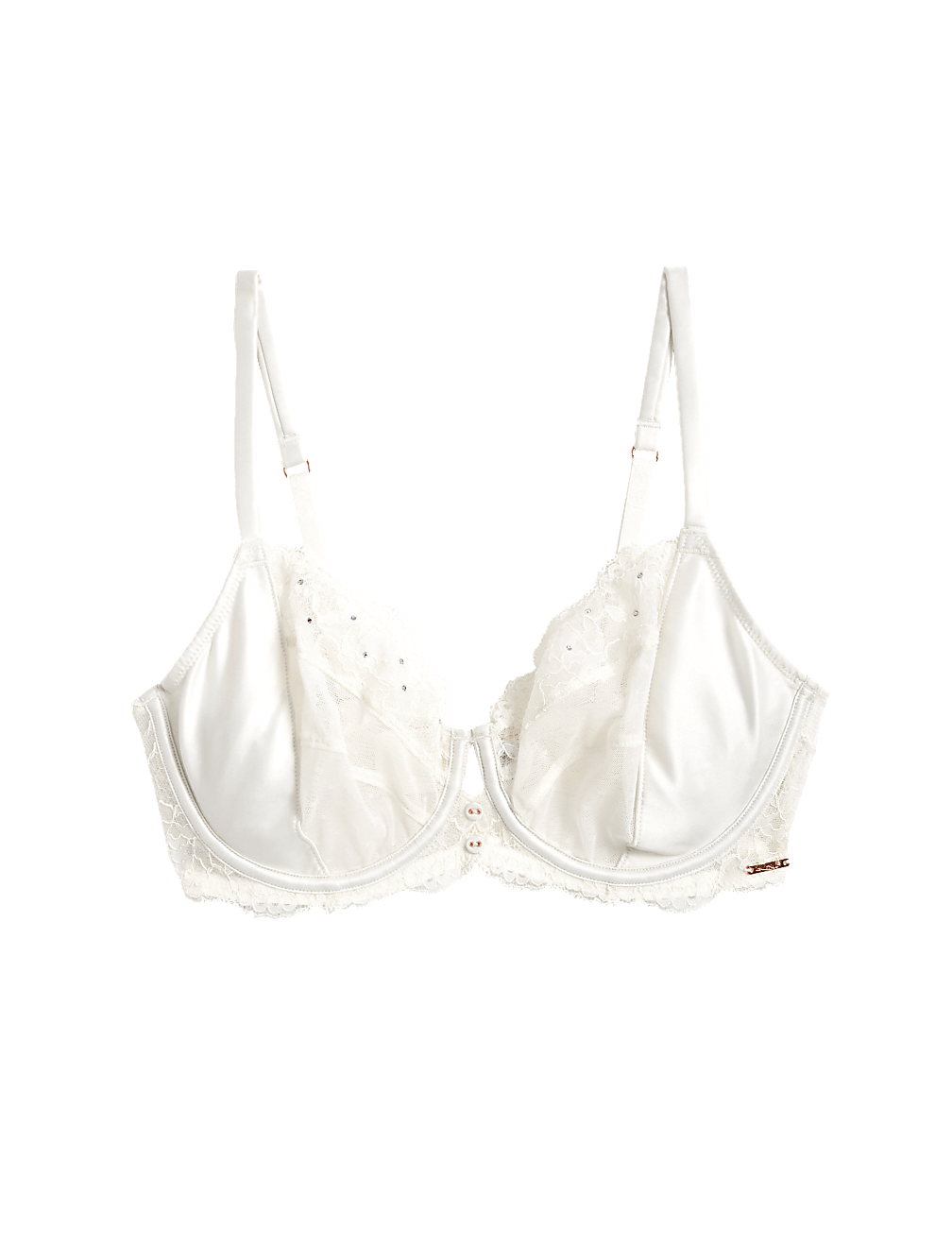 Aster Sparkle Lace Wired Balcony Bra A-E