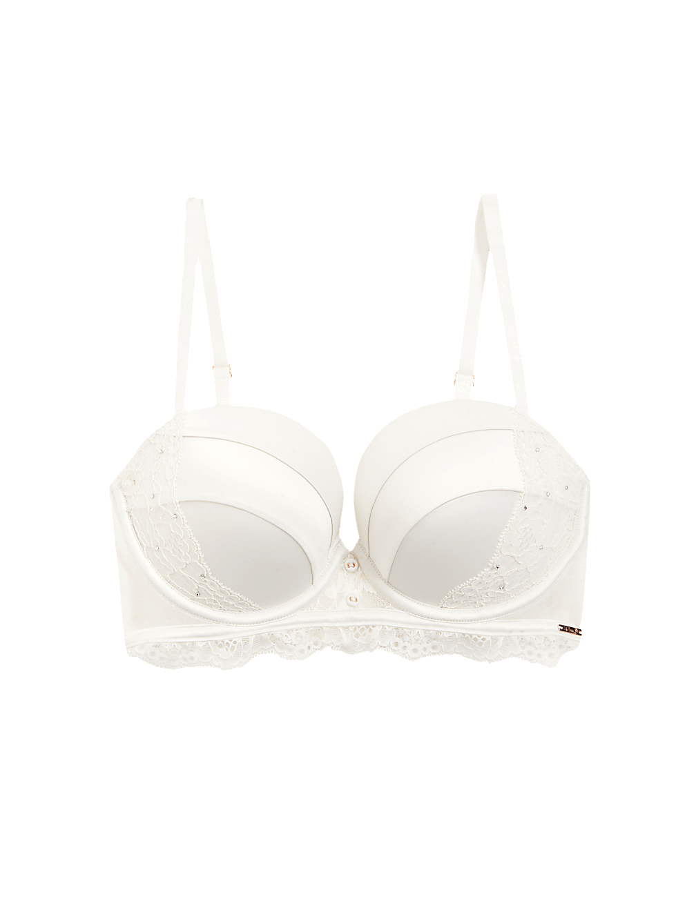 Aster Sparkle Lace Wired Push-Up Multiway Bra A-E