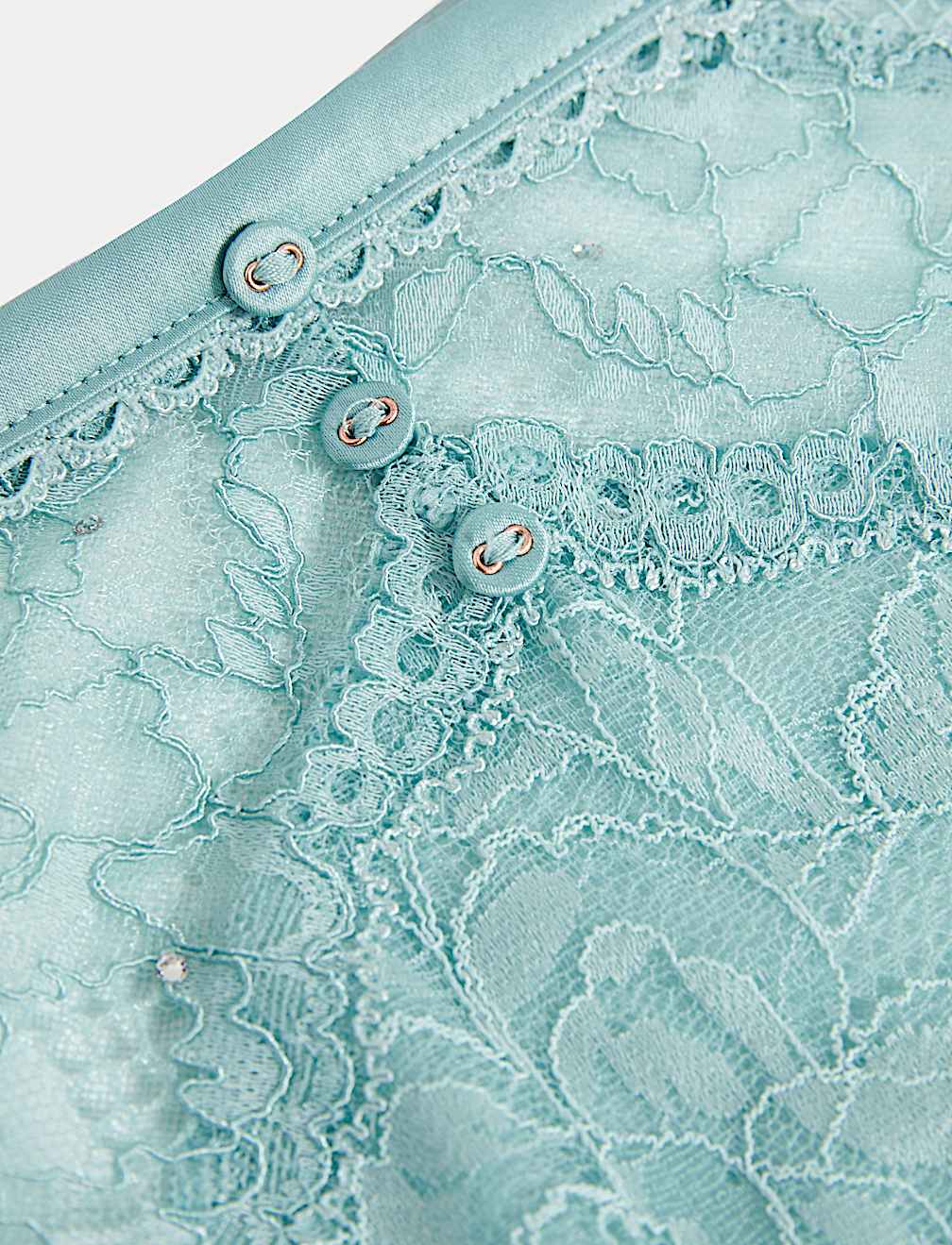 Aster Sparkle Lace High Leg Knickers