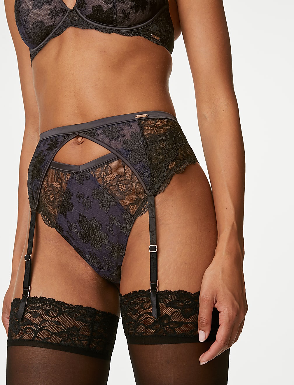Cosmos Lace Suspenders