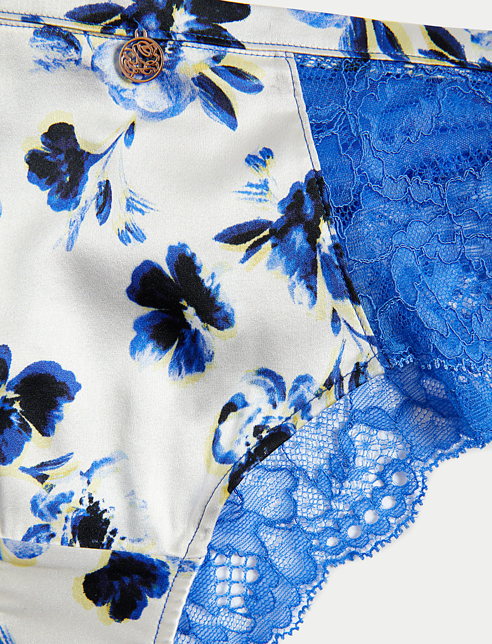 Fleur Silk & Lace Brazilian Knickers