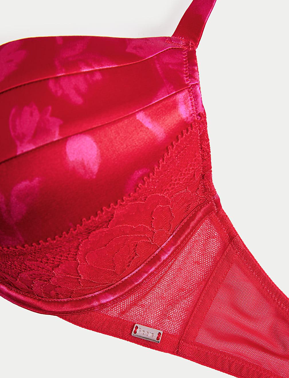 Peony Silk & Lace Wired Full Cup Bra A-E