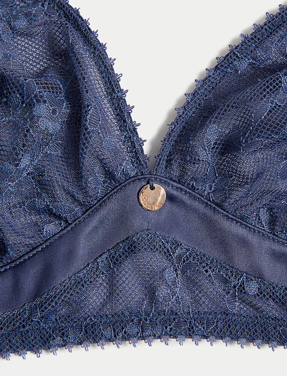 Rosa Floral Lace Non Wired Bralette A-E