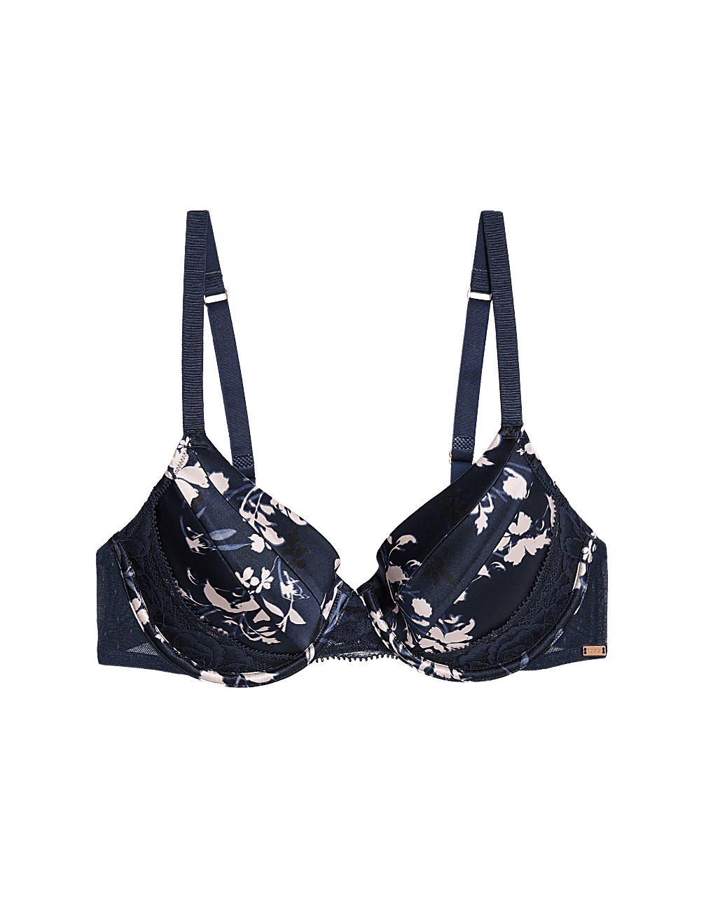 Lantana Silk & Lace Wired Full Cup Bra (A-E)
