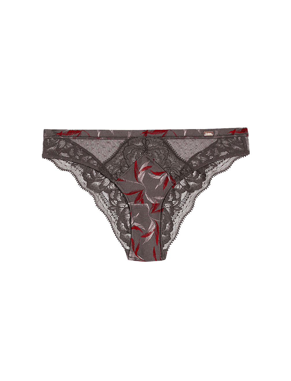 Mimosa Silk & Lace Brazilian Knickers