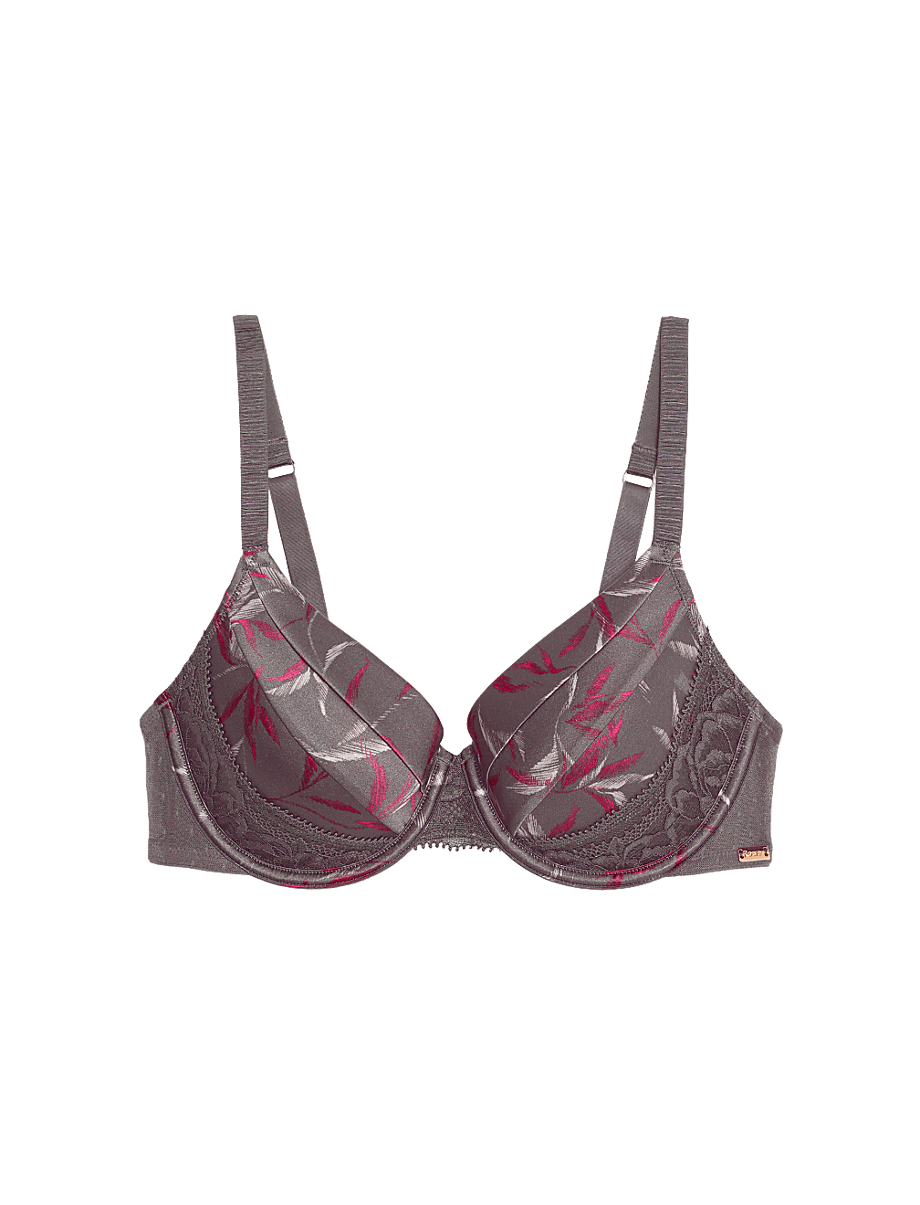 Mimosa Silk & Lace Wired Full Cup Bra (A-E)