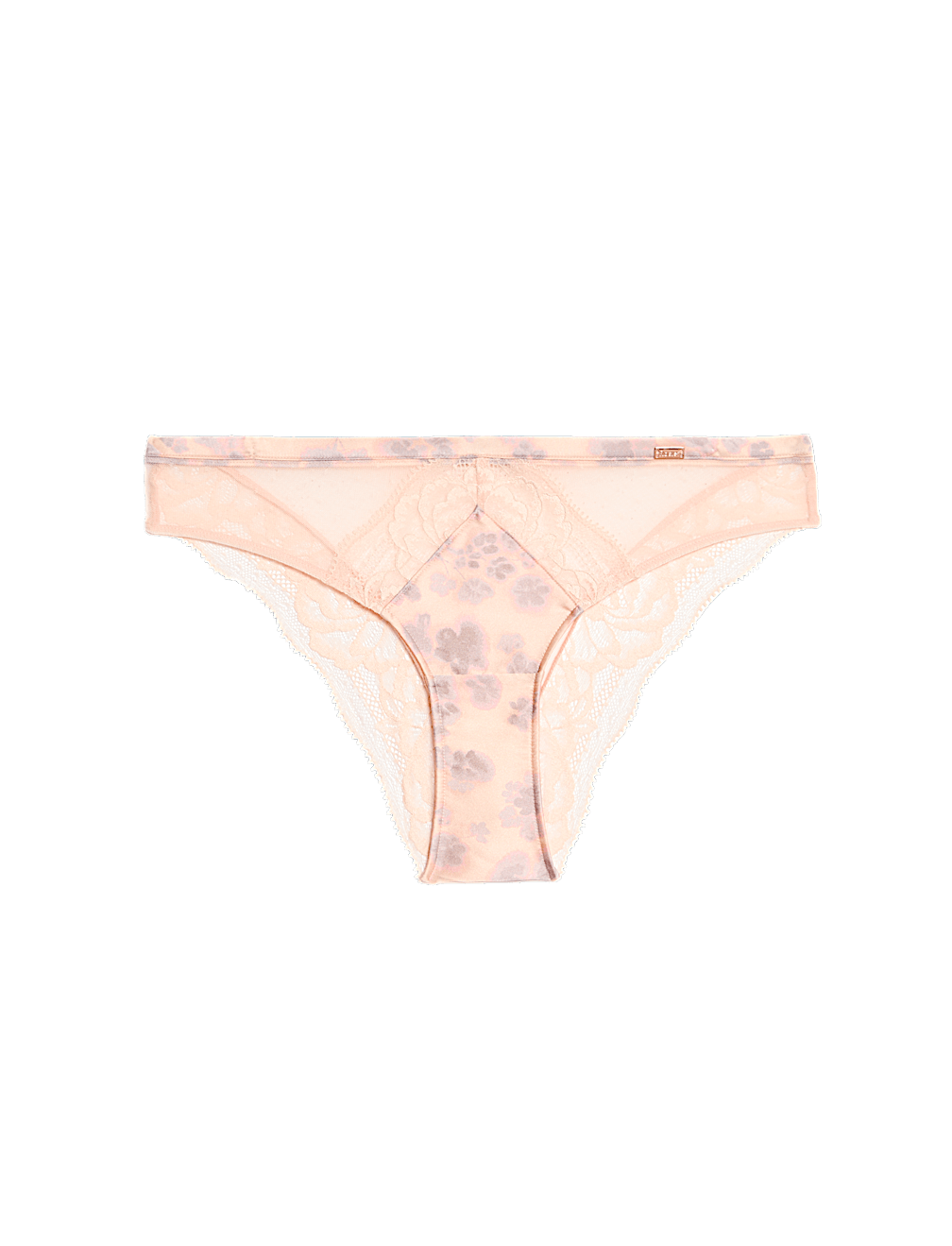 Cherry Blossom Silk Brazilian Knickers