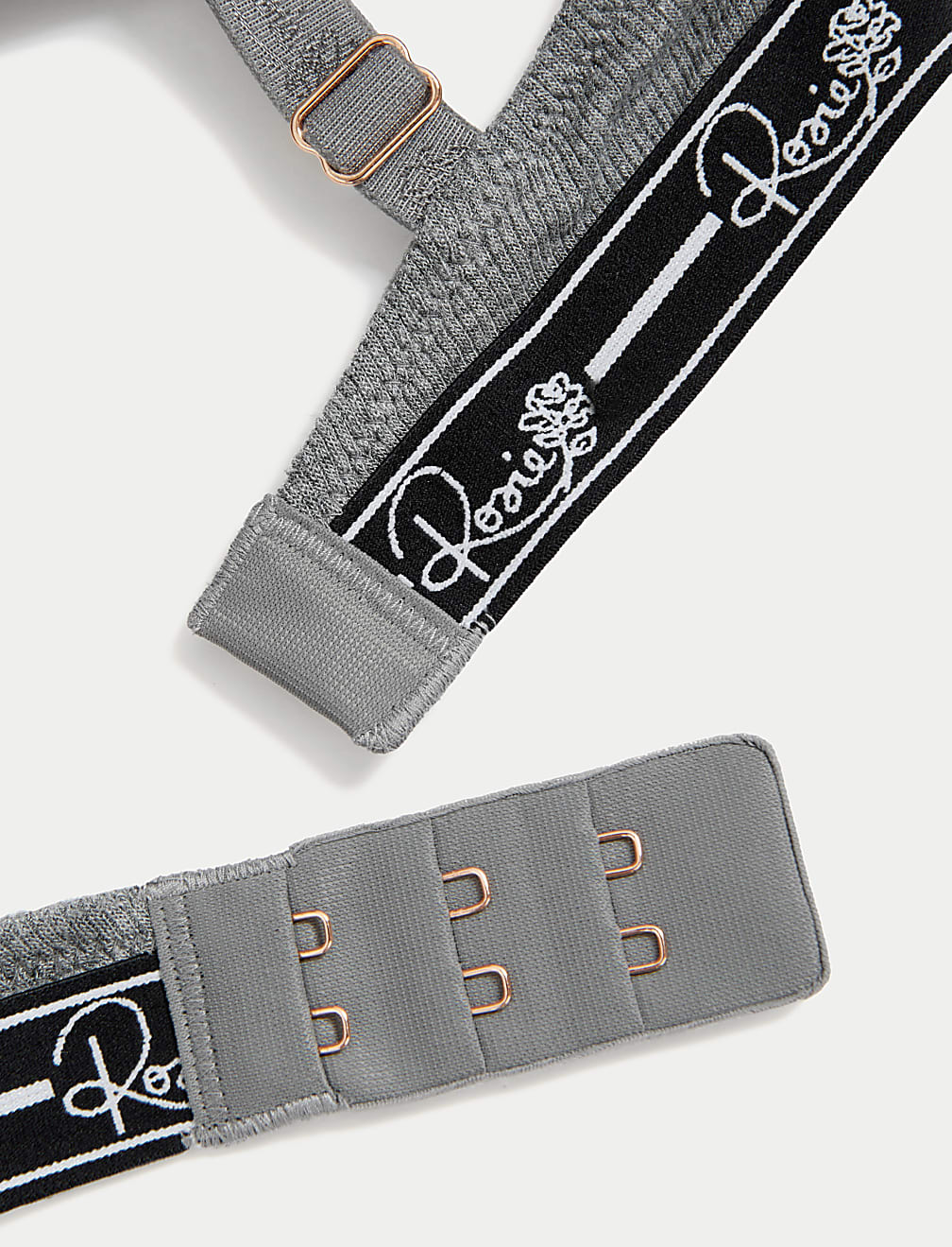 Ribbed & Lace Wired Full Cup Bra