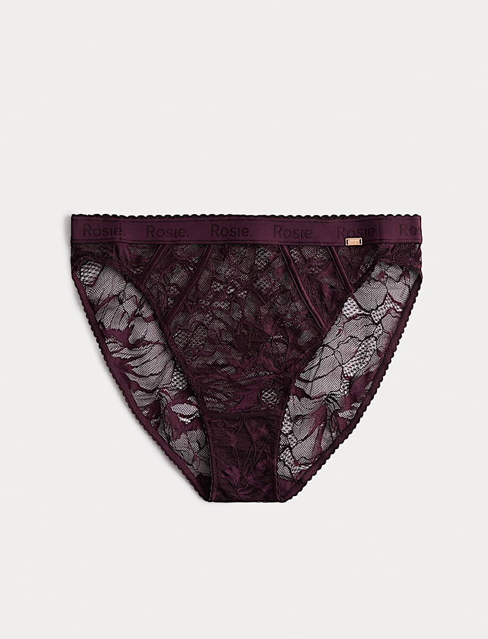 LaceWear High Waisted High Leg Knickers