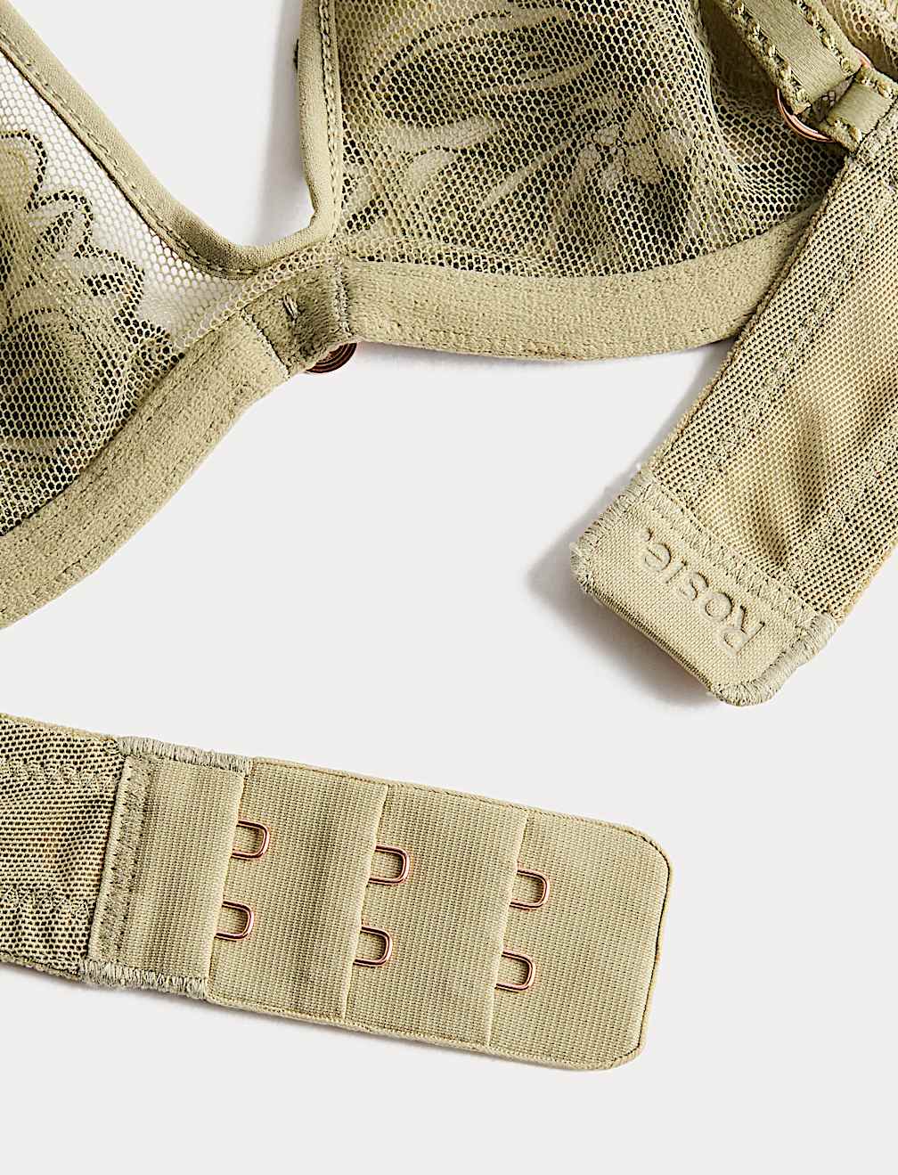 Ianthe Embroidery Wired Plunge Bra (A-E)