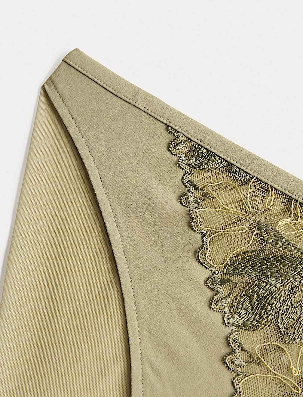 Ianthe Embroidery High Leg Knickers