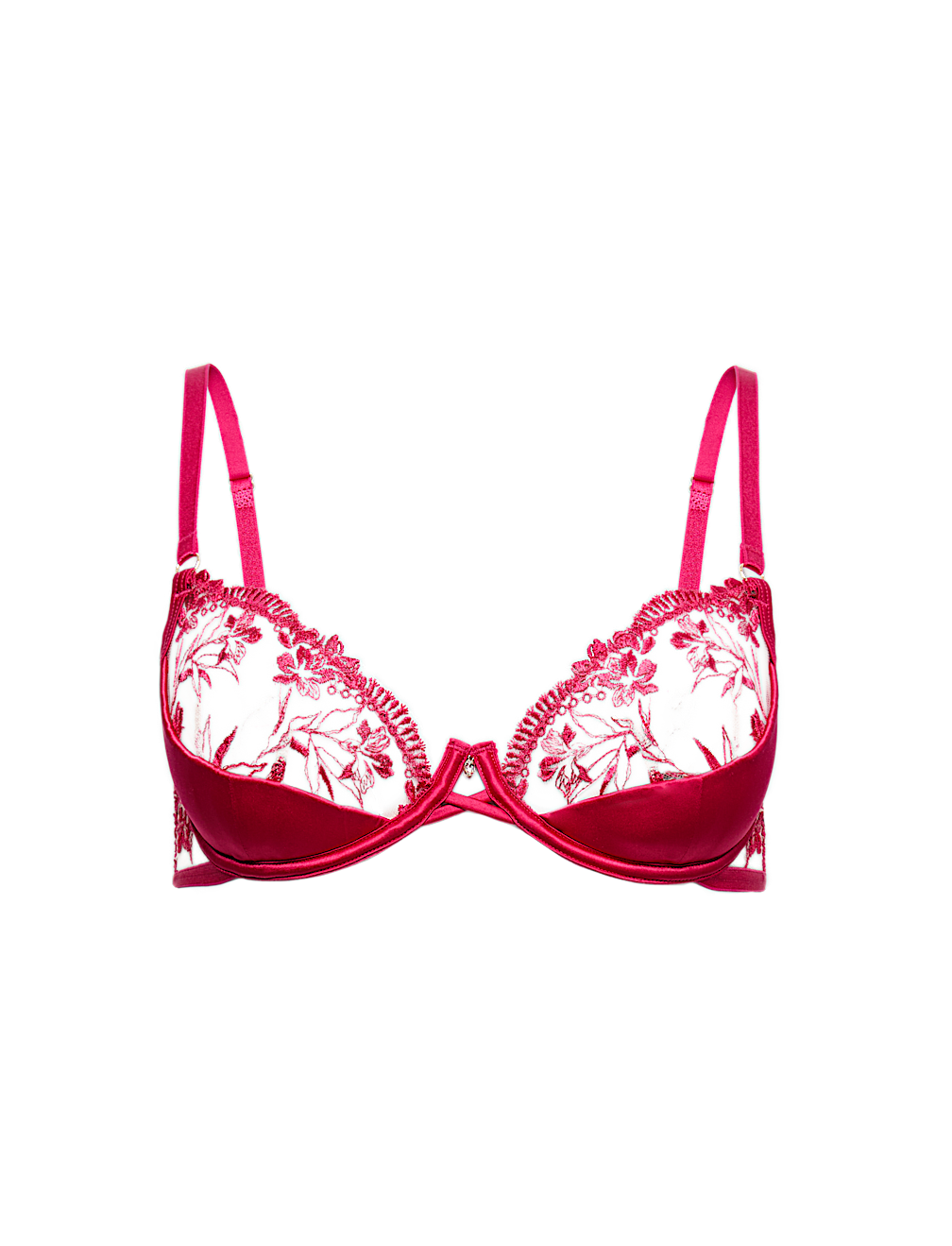 Alessia Embroidery Wired Balcony Bra (A-E)
