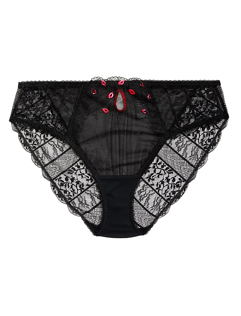 Kalina Embroidery High Leg Knickers