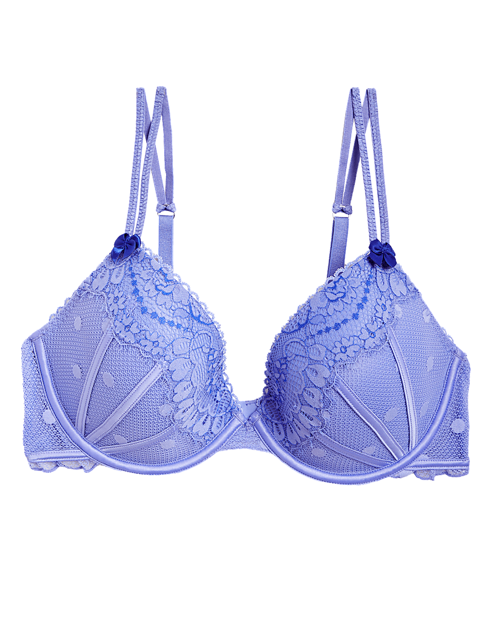 Linea Lace Wired Plunge Bra A-E
