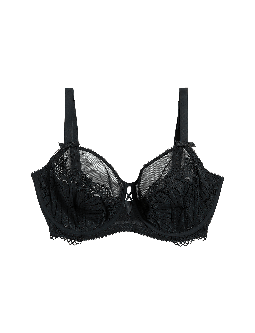 Nova Lace Wired Minimiser Bra C-G