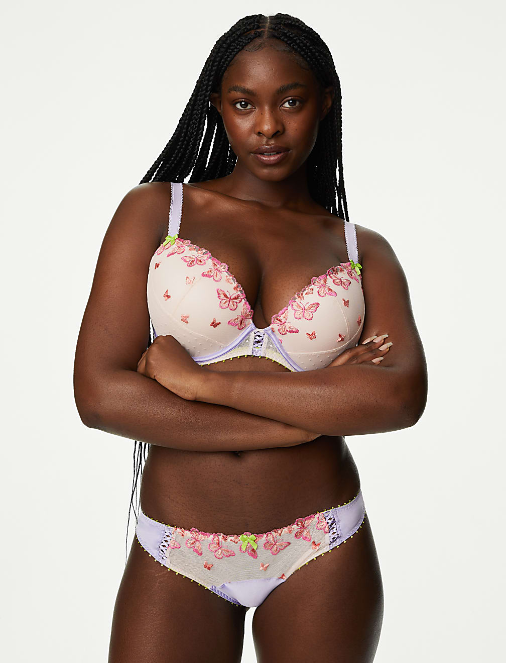 Aurelia Embroidery Bikini Knickers