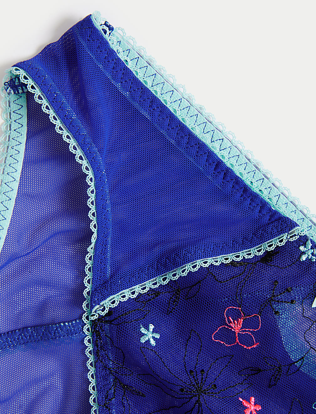 Carissa Embroidery High Leg Knickers