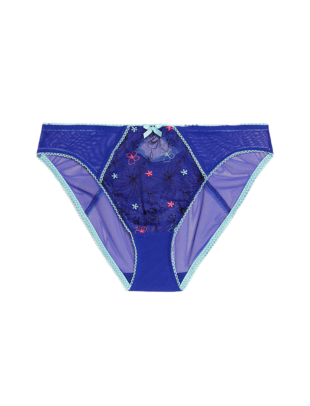Carissa Embroidery High Leg Knickers