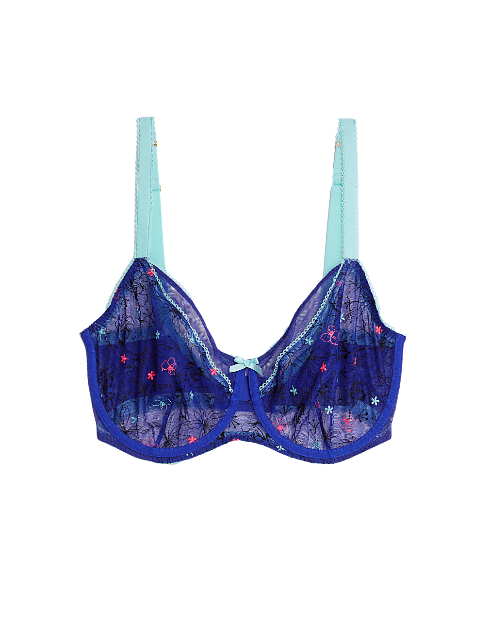 Carissa Embroidery Wired Minimiser Bra C-G