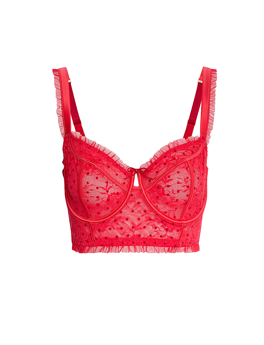 Anna Lace Wired Longline Balcony Bra