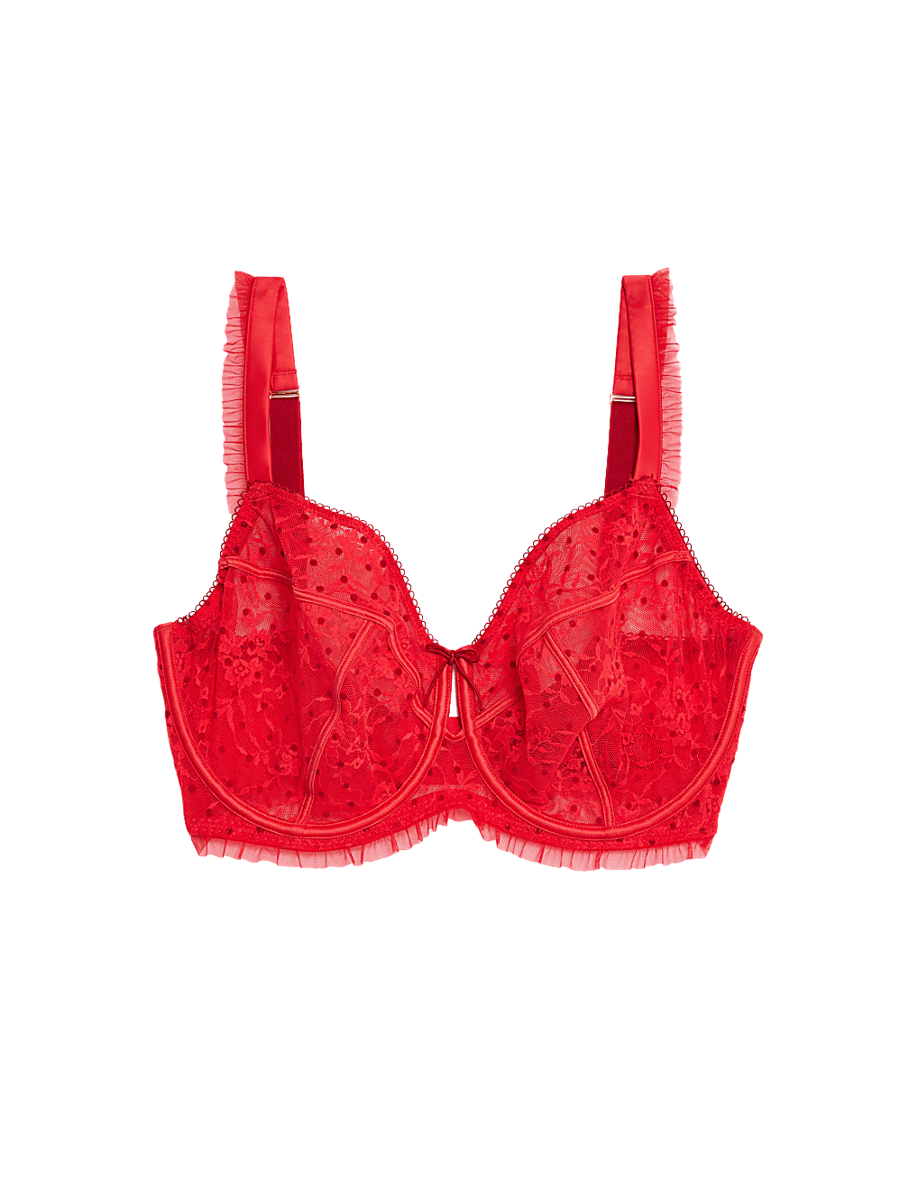 Anna Lace Wired Minimiser Bra C-G