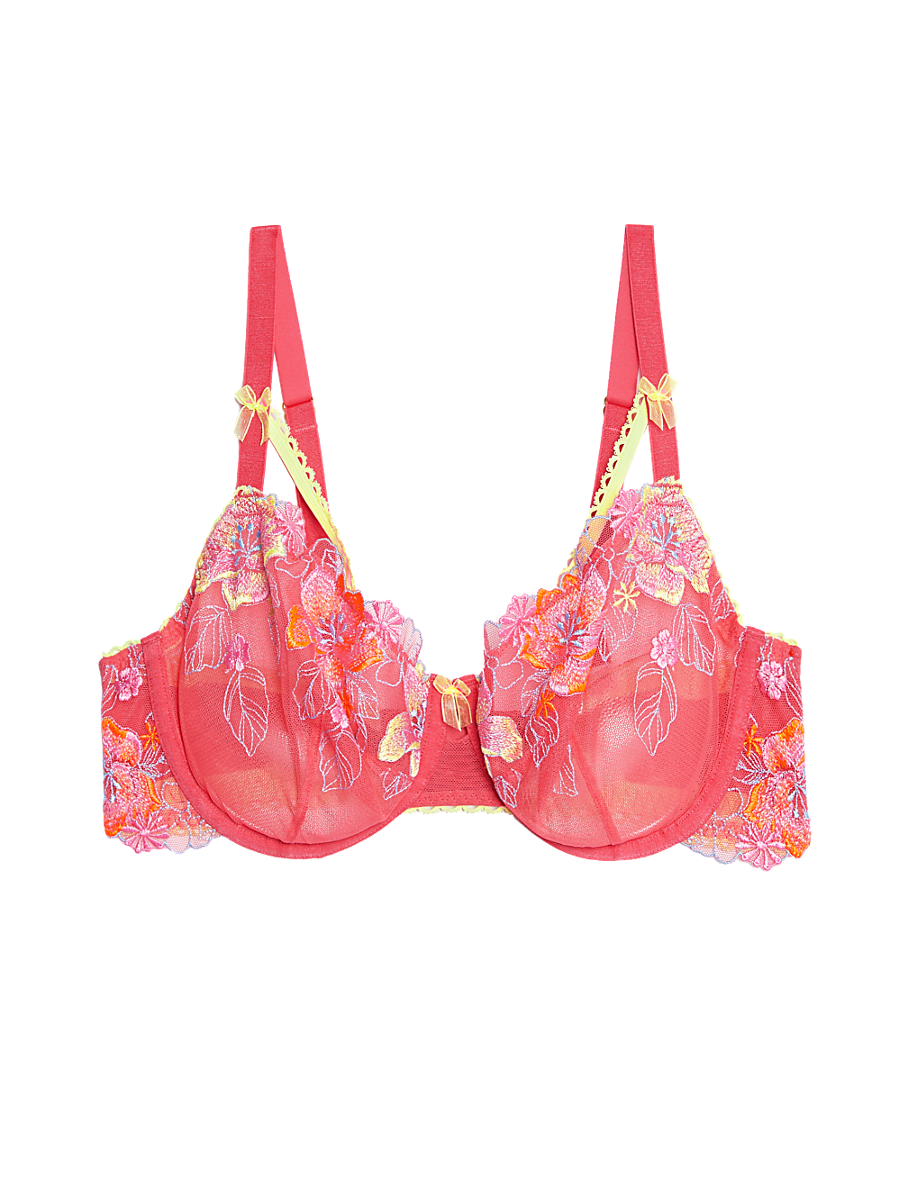 Josefine Embroidered Wired Balcony Bra (A-E)
