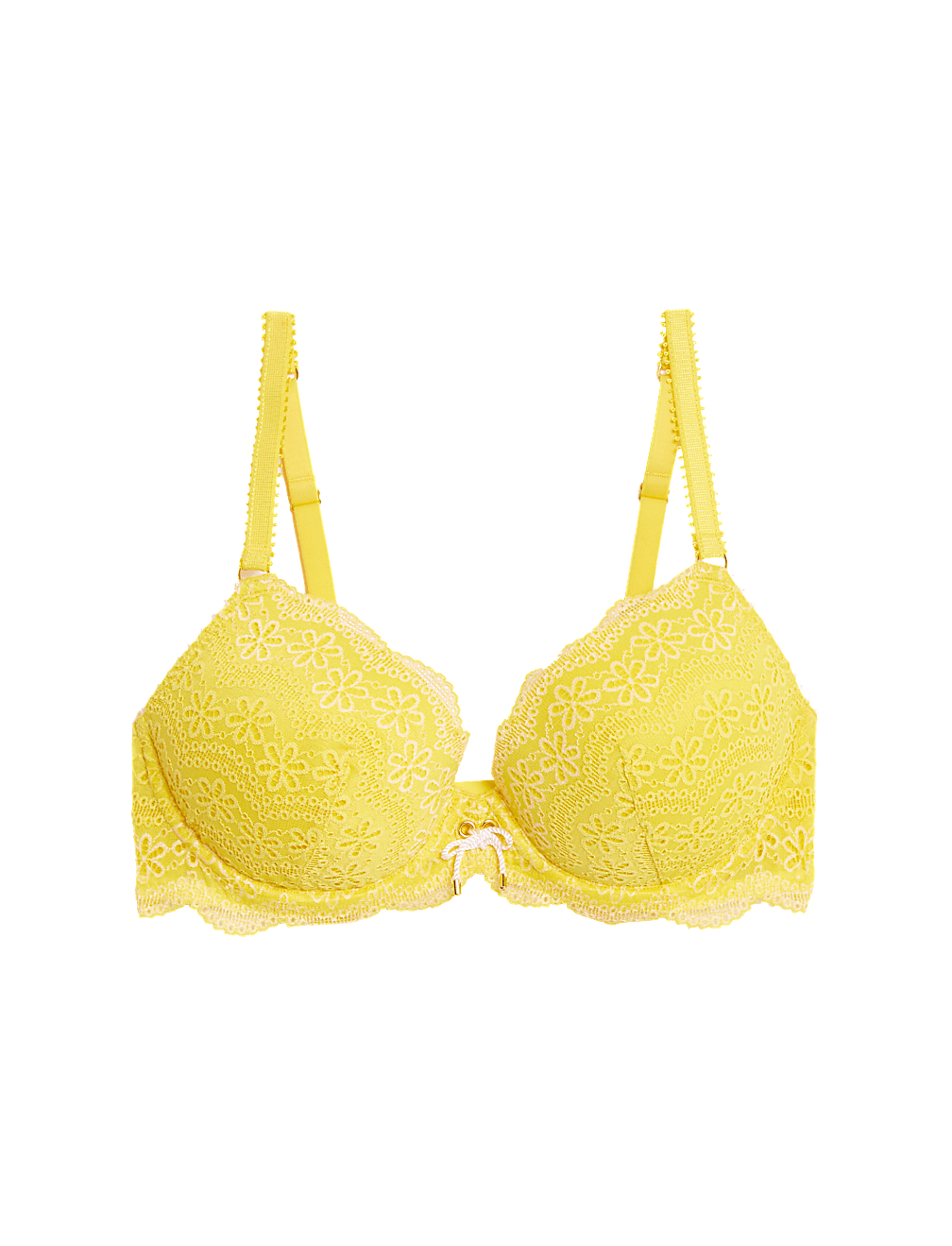 Lova Embroidered Wired Plunge Bra