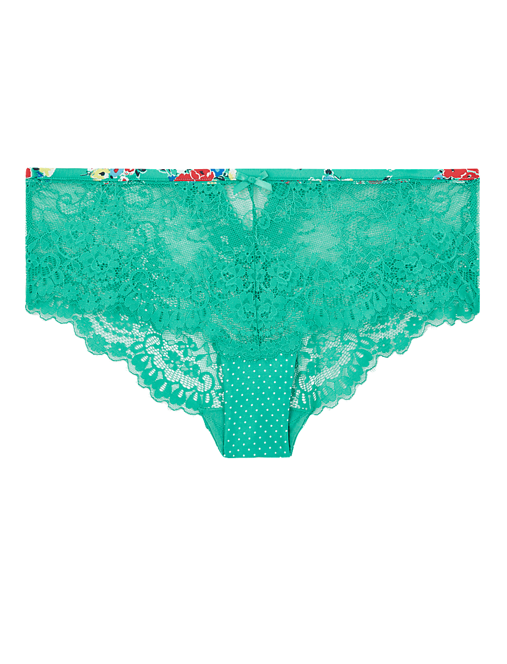 Flirty Satin & Lace Floral Shorts