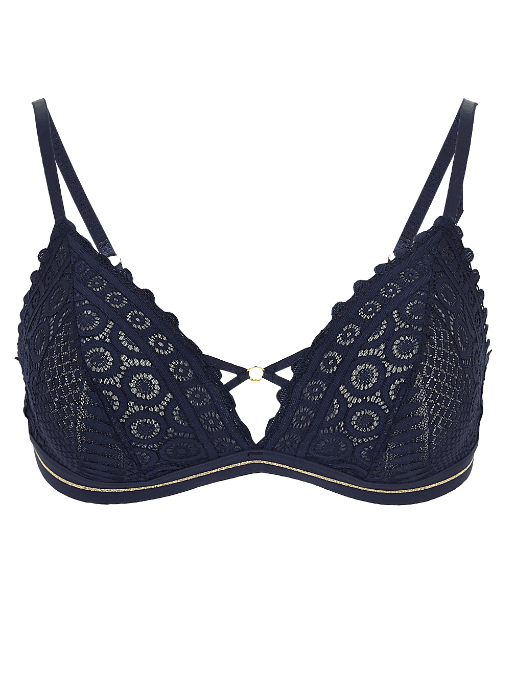 Mosaic Lace Non Padded Bralette