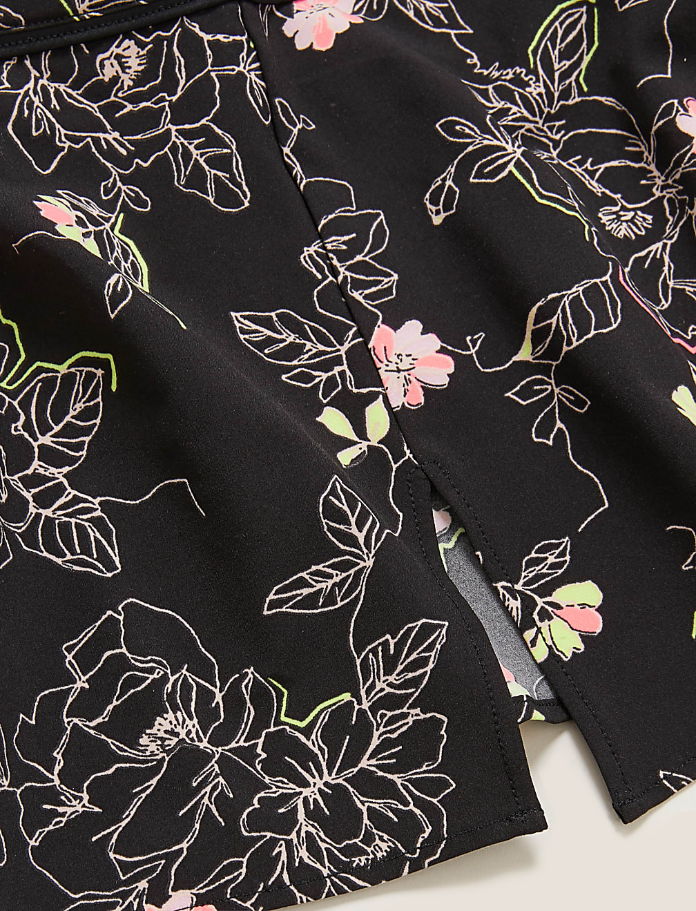 Floral Tattoo Print Cami Set