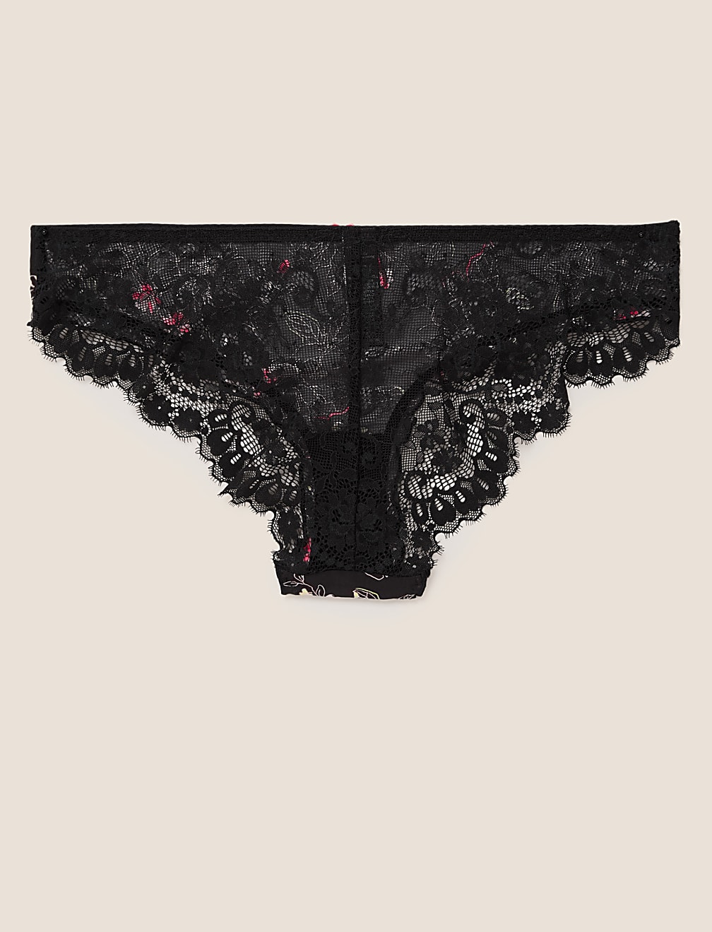 Floral Tattoo Brazilian Knickers