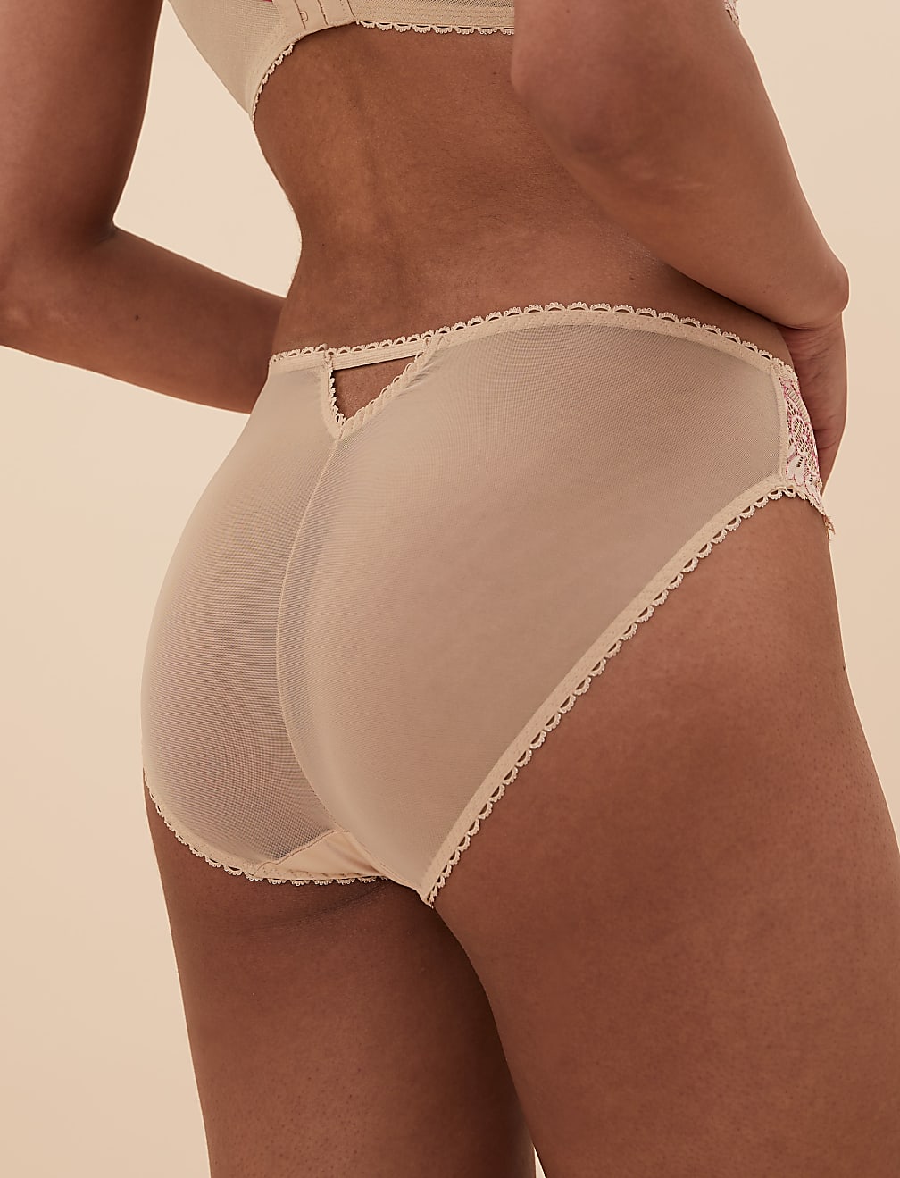 Satin High Leg Knickers