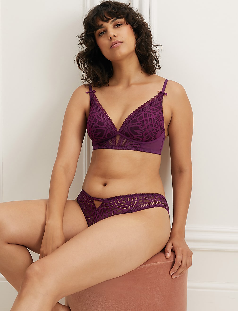 Joy Lace Brazilian Knickers