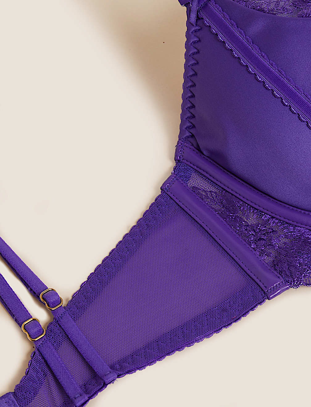 Layla Embroidery Underwired Balcony Bra A-E