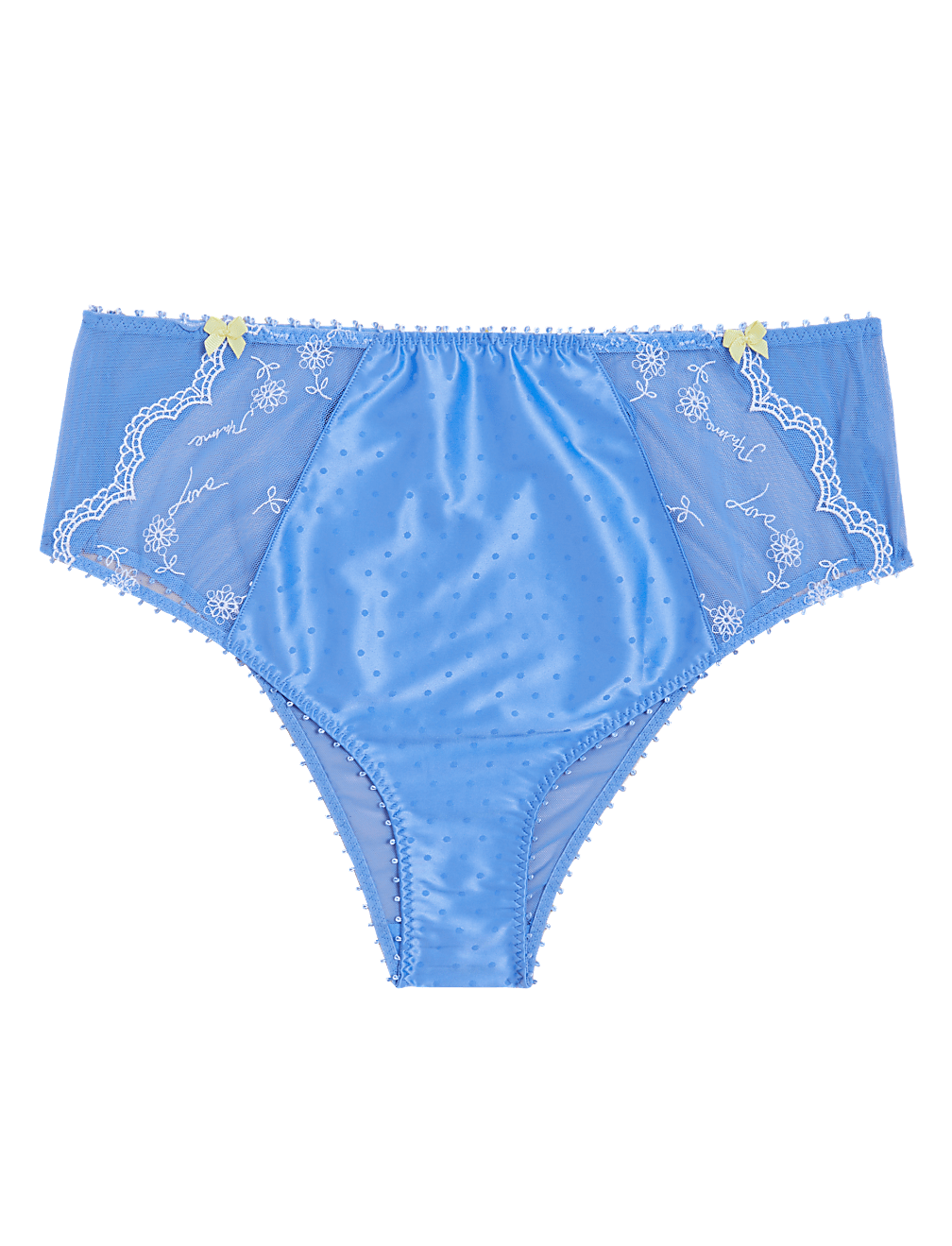 Evaline High Waisted Brazilian Knickers