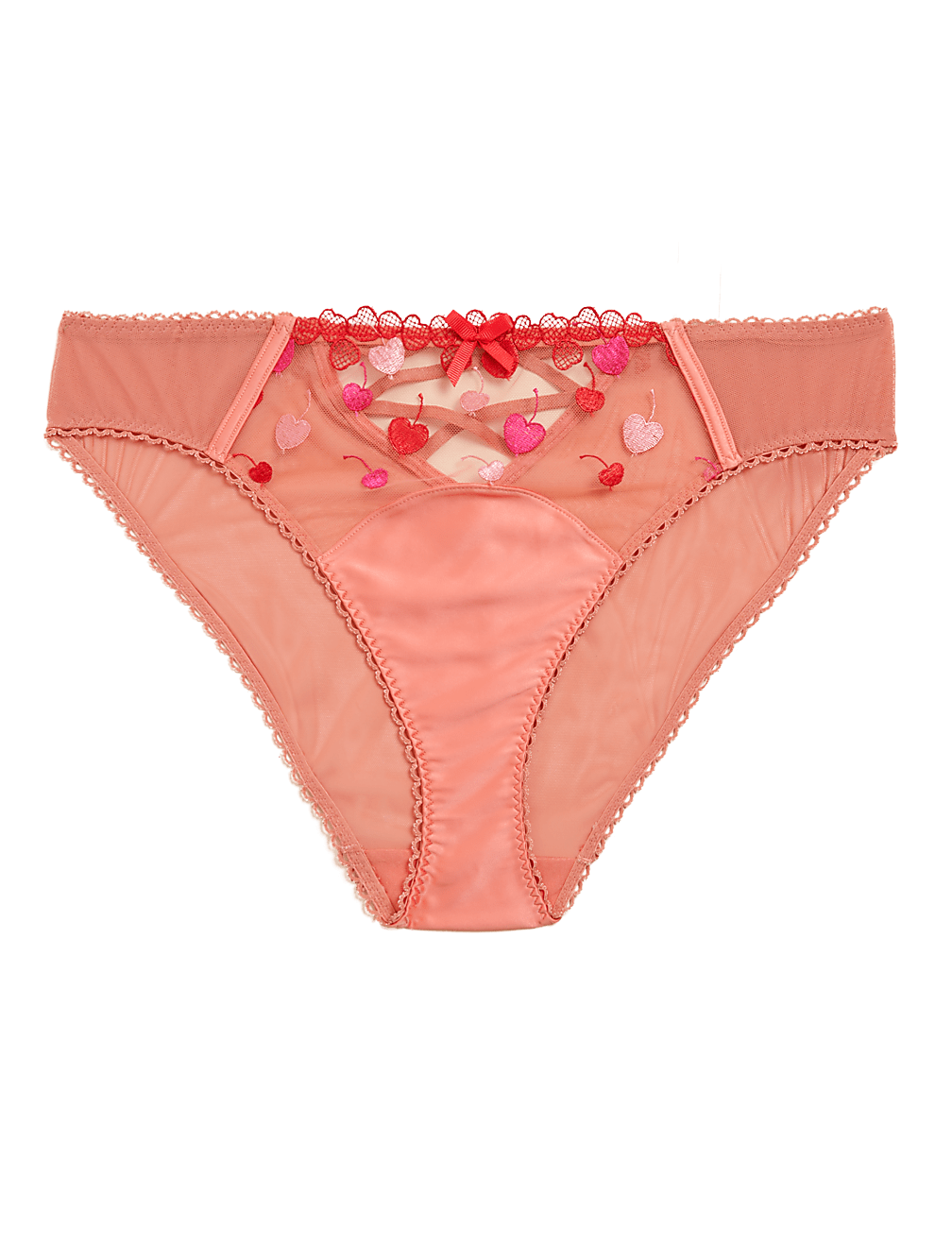 Christelle Embroidered High Leg Knickers