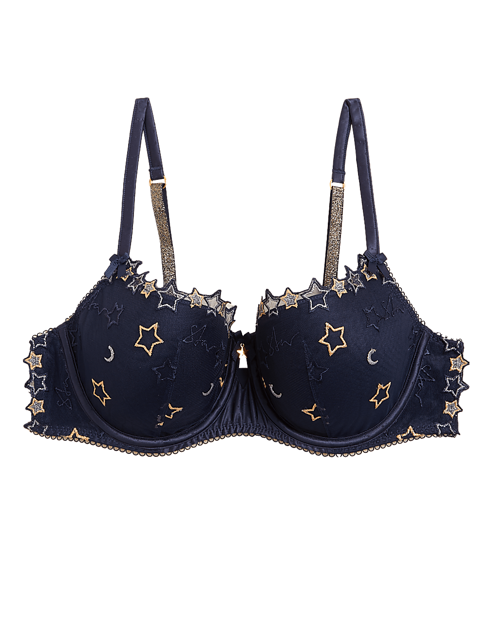 Astrid Embroidery Wired Balcony Bra A-E