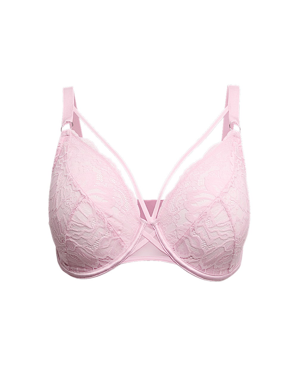 Lindy Lace Wired Plunge Bra (F-H)