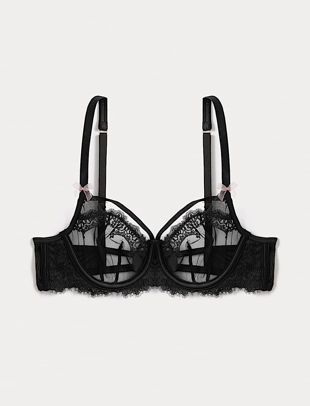 Magda Embroidery Wired Balcony Bra A-E